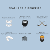 Goon Guard Hockey Mouth Guard - Strapped (2-Pack)